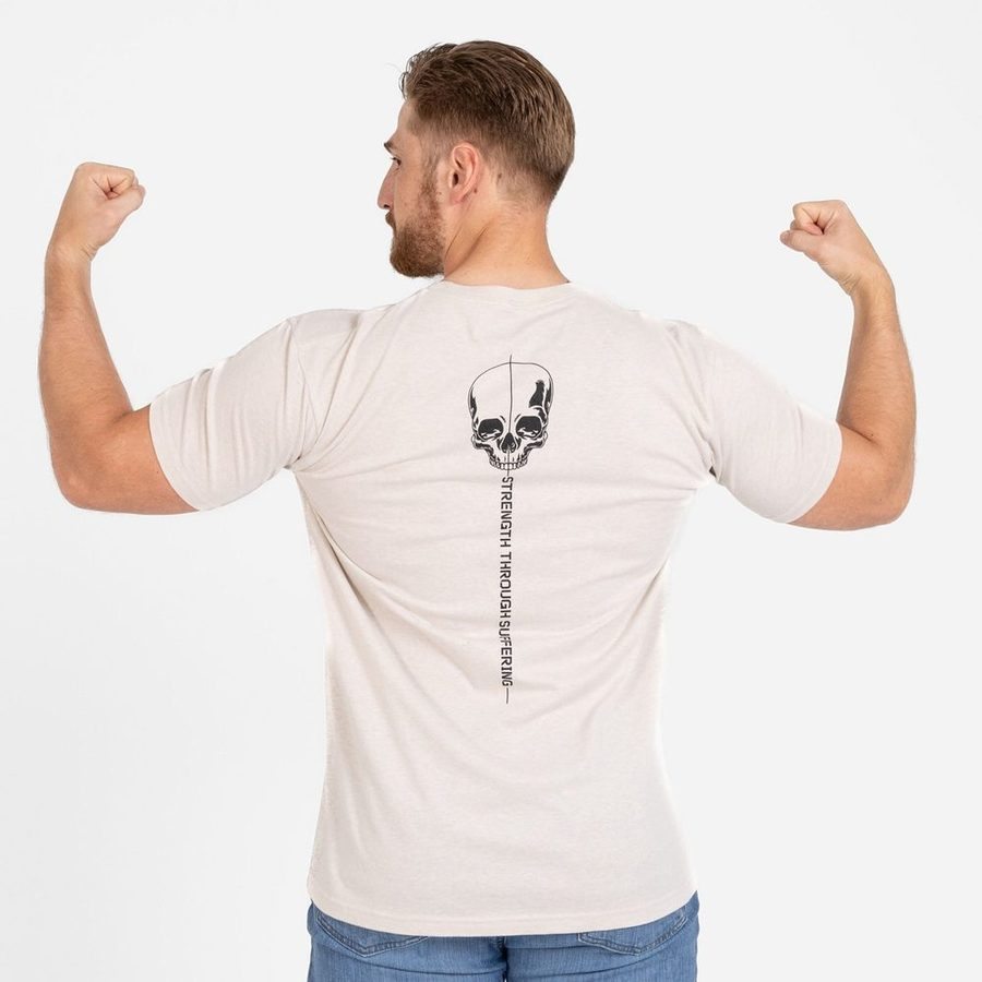 Grunt Style Strength Through Suffering T-Shirt - Sand