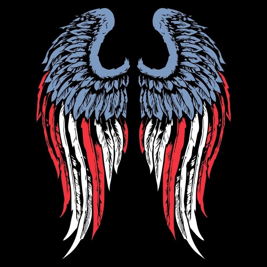 Grunt Style Women's Freedom Angel Hoodie - Black