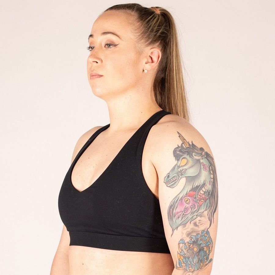 Grunt Style Women's Low Impact Sport Bra | Patriotic Workout Cothing