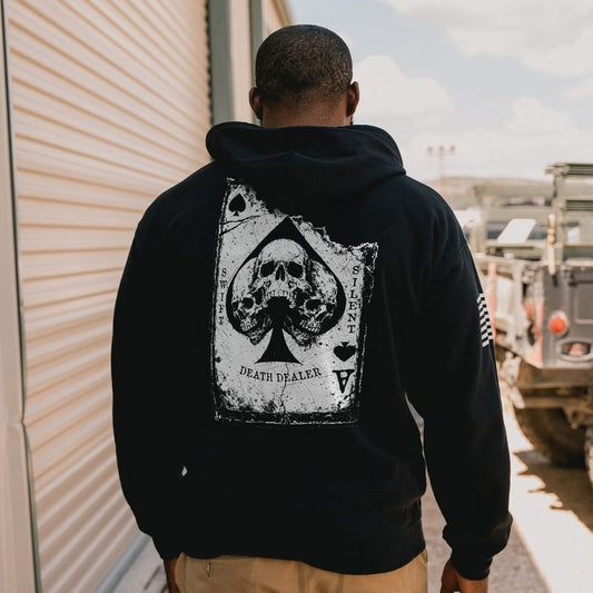 Grunt Style Death Dealer Full-Zip Hoodie - Black