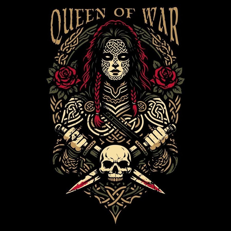 Grunt Style Women's Queen Of War Flowy Tank - Black