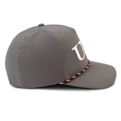 Grunt Style USA Rope Lightweight Performance Hat - Gray