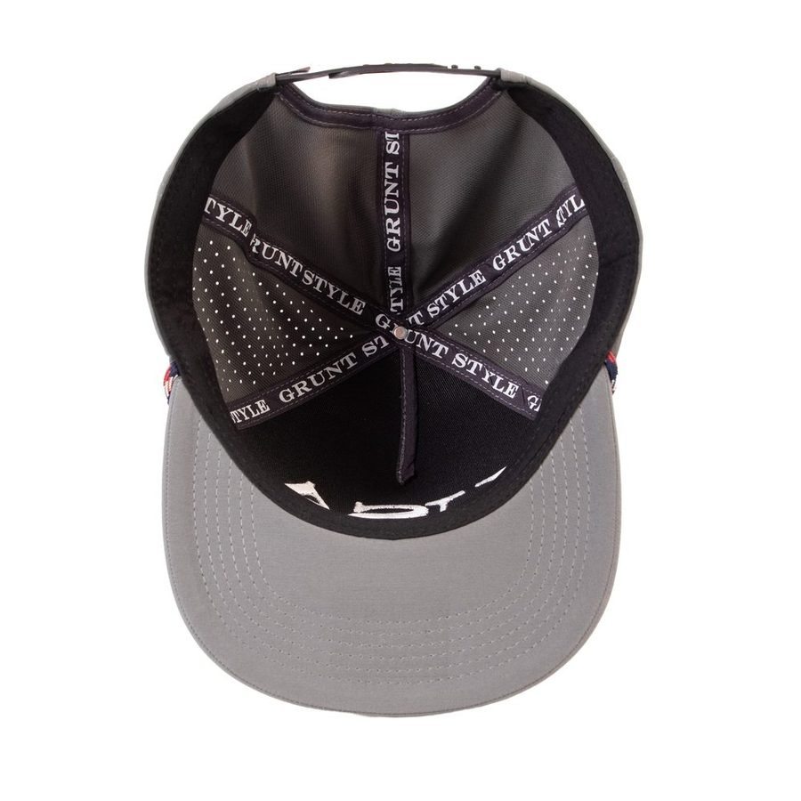 Grunt Style USA Rope Lightweight Performance Hat - Gray