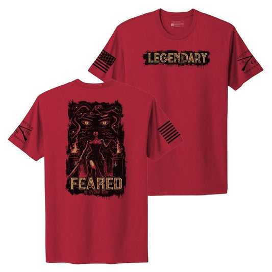 Grunt Style Women's Legendary Boyfriend Fit T-Shirt - Red