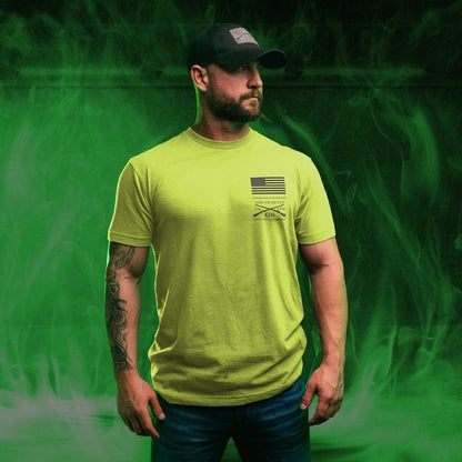 Grunt Style I Am Become Death T-Shirt - Safety Green