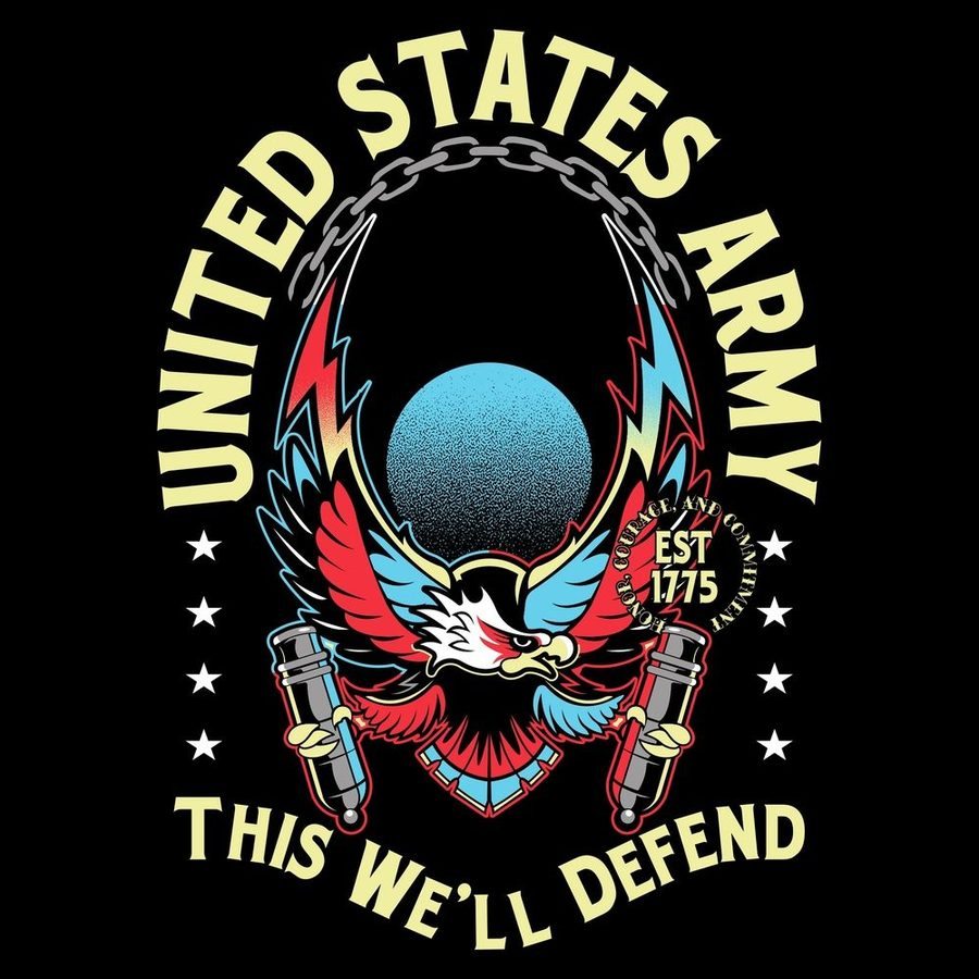 Grunt Style Army - This We'll Defend T-Shirt - Black