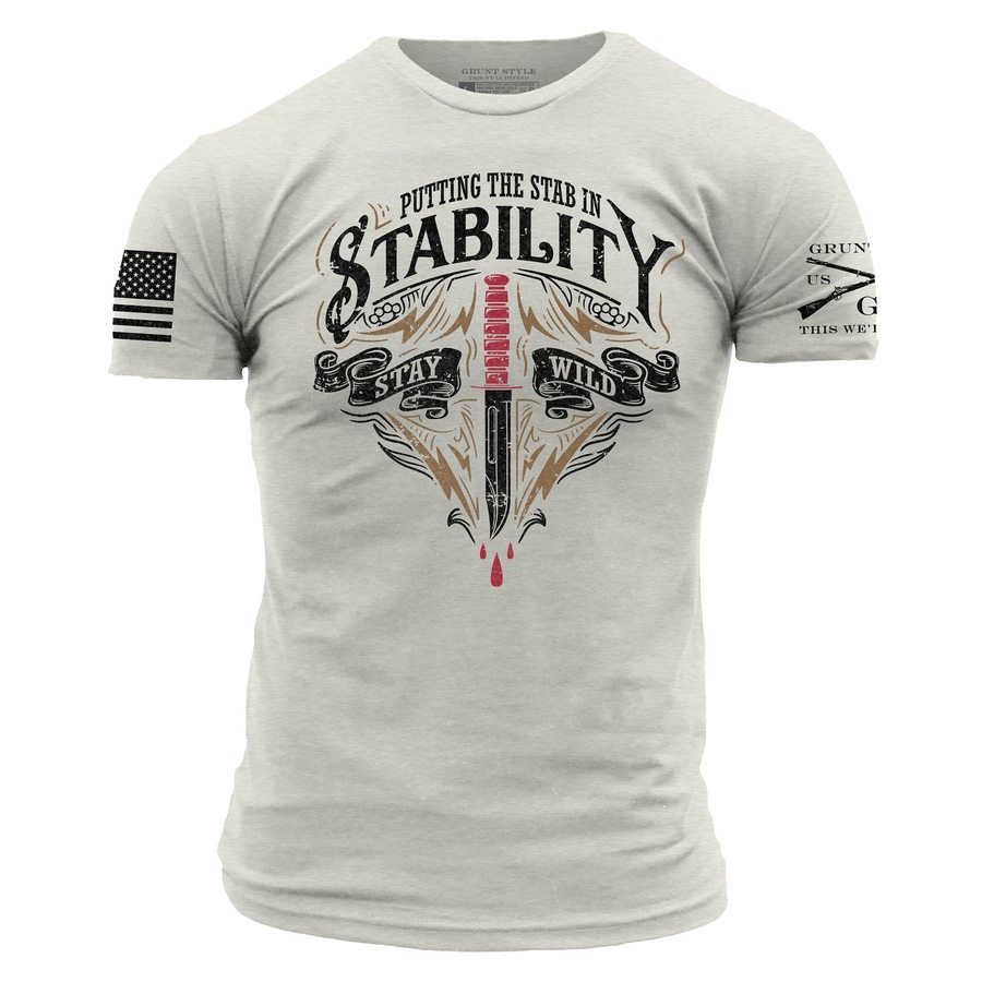 Grunt Style Stab in Stability T-Shirt - Sand