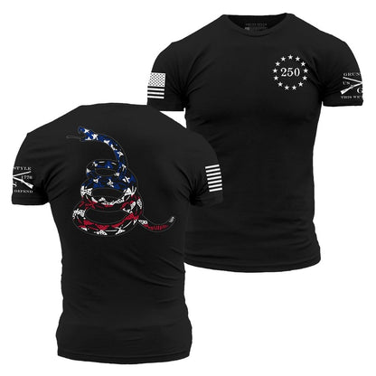 Grunt Style Freedom Gadsden T-Shirt - Black