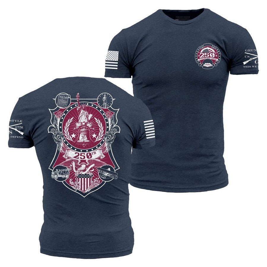 Grunt Style 250th Commemorative T-Shirt - Midnight Navy