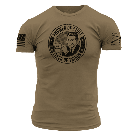 Grunt Style Knower of Stuff T-Shirt - Combat Green