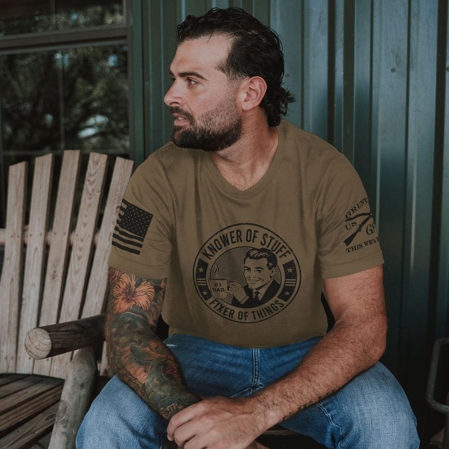 Grunt Style Knower of Stuff T-Shirt - Combat Green