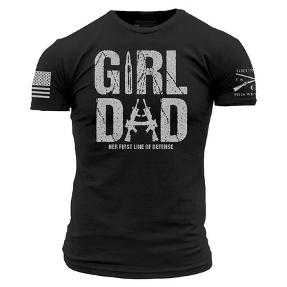 Grunt Style Girl Dad T-Shirt - Black