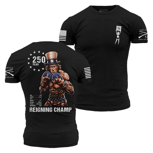 Grunt Style Reigning Champ T-Shirt - Black