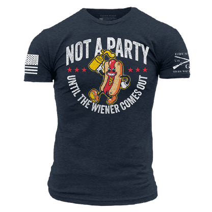 Grunt Style Wiener Party T-Shirt - Midnight Navy