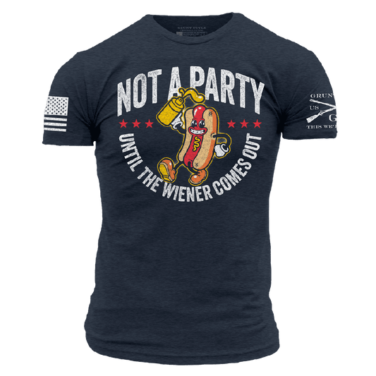 Grunt Style Wiener Party T-Shirt - Midnight Navy