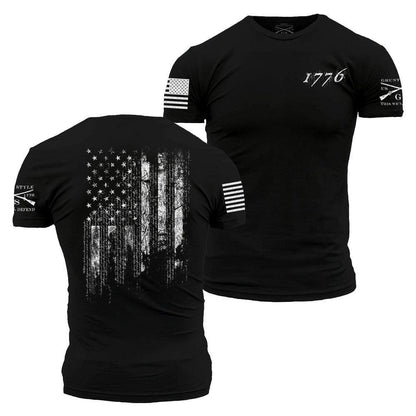 Grunt Style Patriotic Shirts for Men | 1776 Flag Shirt