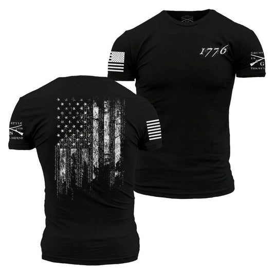Grunt Style Patriotic Shirts for Men | 1776 Flag Shirt