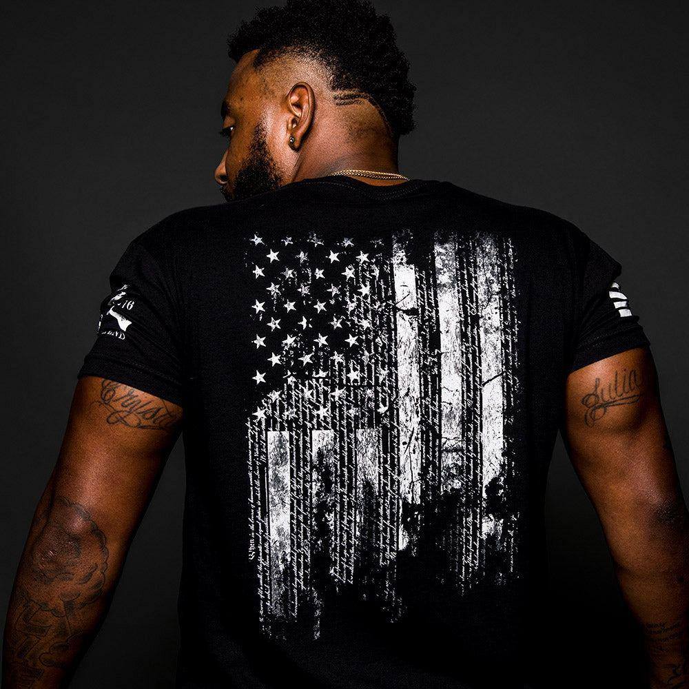 Grunt Style Patriotic Shirts for Men | 1776 Flag Shirt
