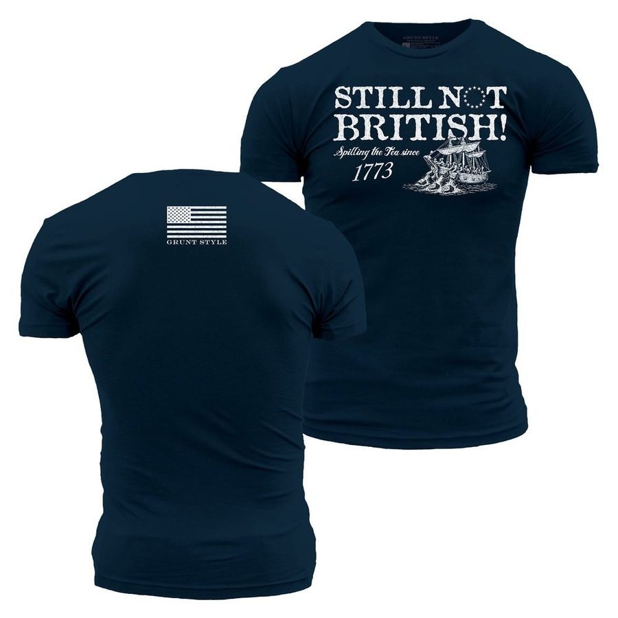 Grunt Style Still Not British T-Shirt - Midnight Navy