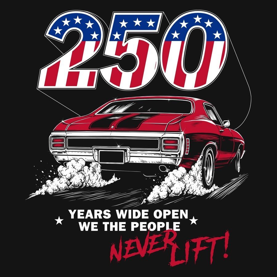 Grunt Style 250 Years Wide Open T-Shirt - Black