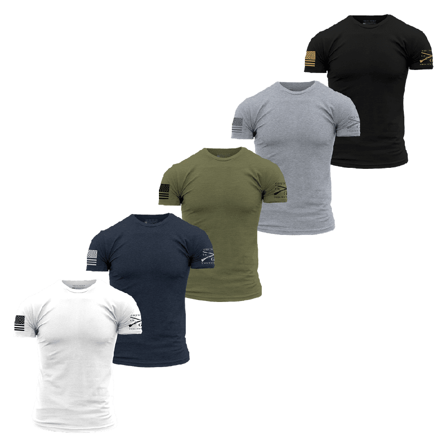Grunt Style Standard Issue Core 5-Pack Basic T-Shirts
