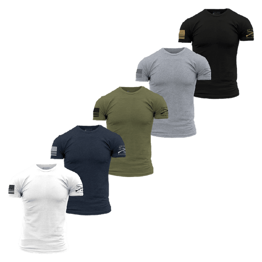 Grunt Style Standard Issue Core 5-Pack Basic T-Shirts