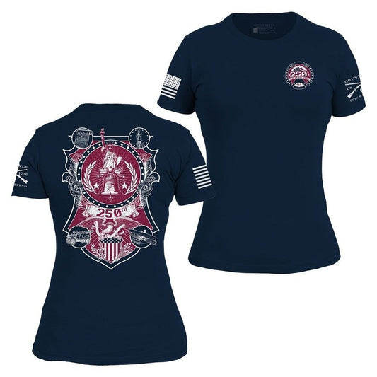 Grunt Style Women's 250th Commemorative Slim Fit T-Shirt - Midnight Navy