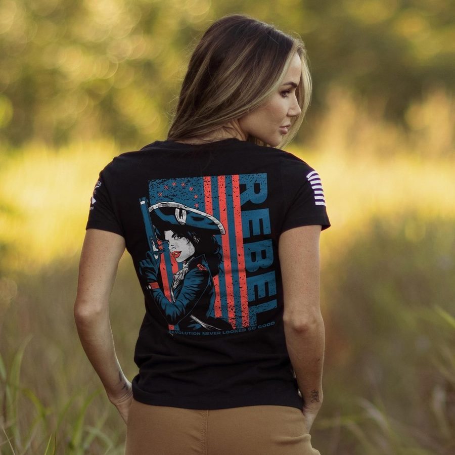 Grunt Style Women's Rebel Slim Fit T-Shirt - Black