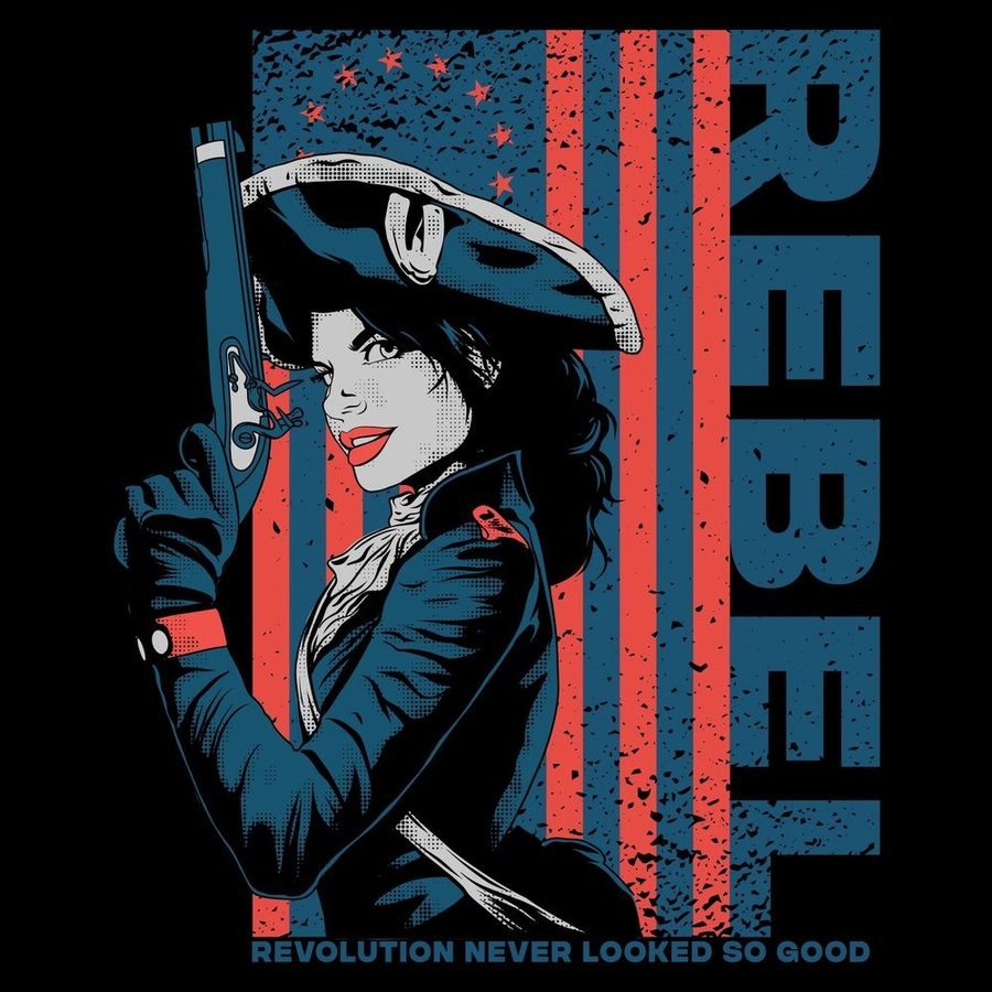 Grunt Style Women's Rebel Slim Fit T-Shirt - Black