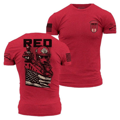 Grunt Style Mission RED T-Shirt - Red