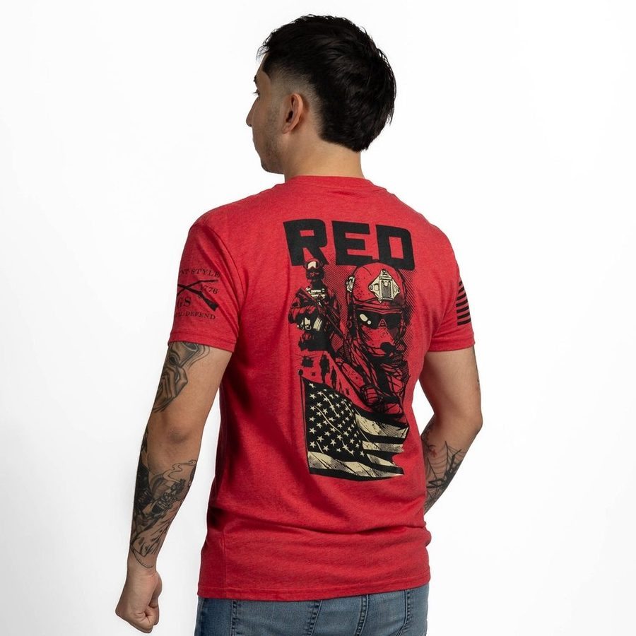 Grunt Style Mission RED T-Shirt - Red
