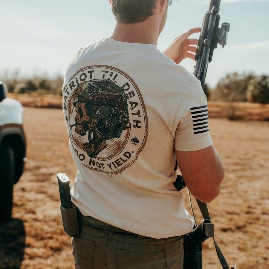 Grunt Style Patriot Seal T-Shirt - Sand