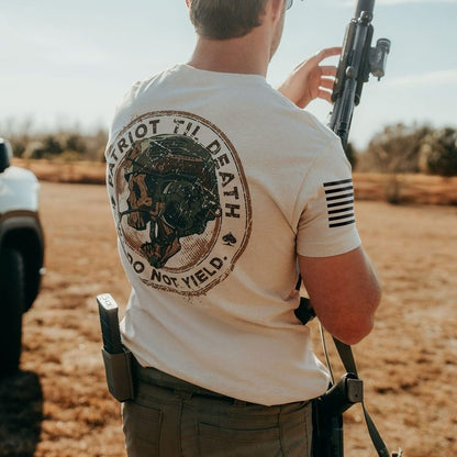 Grunt Style Patriot Seal T-Shirt - Sand
