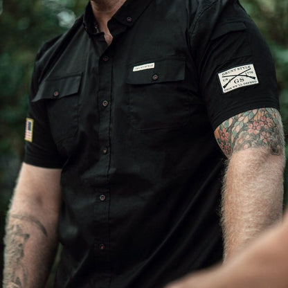 Grunt Style Men's Garage Button Down - Black