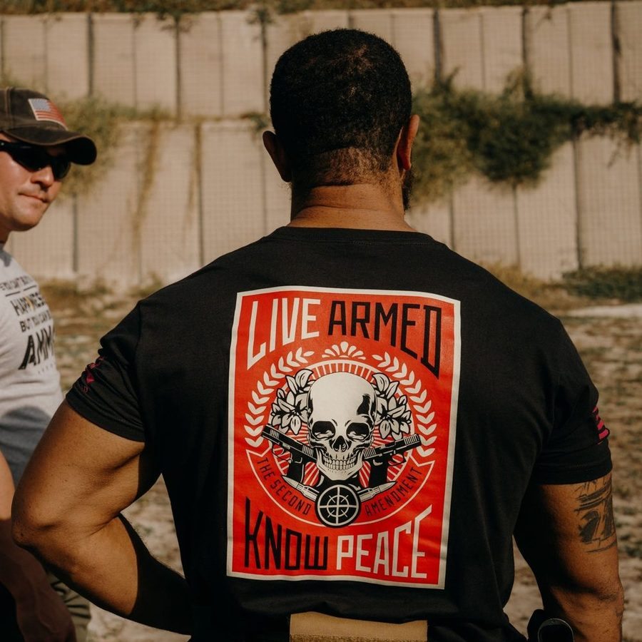 Grunt Style Live Armed T-Shirt - Black