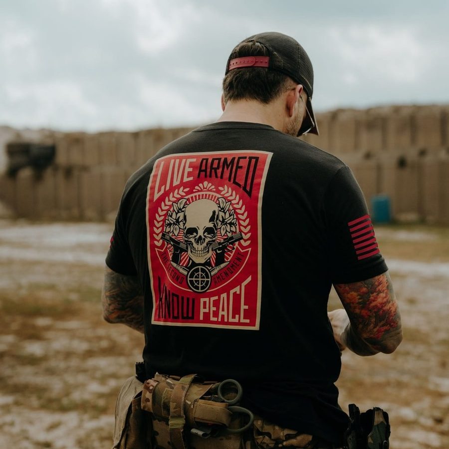 Grunt Style Live Armed T-Shirt - Black