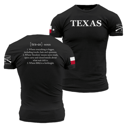 Grunt Style Texas Defined Open Carry T-Shirt - Black