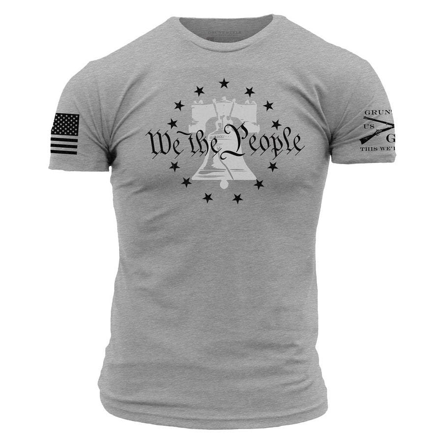 Grunt Style We The People T-Shirt - Dark Heather Gray