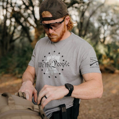 Grunt Style We The People T-Shirt - Dark Heather Gray