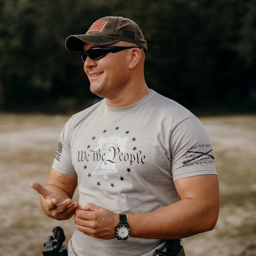 Grunt Style We The People T-Shirt - Dark Heather Gray