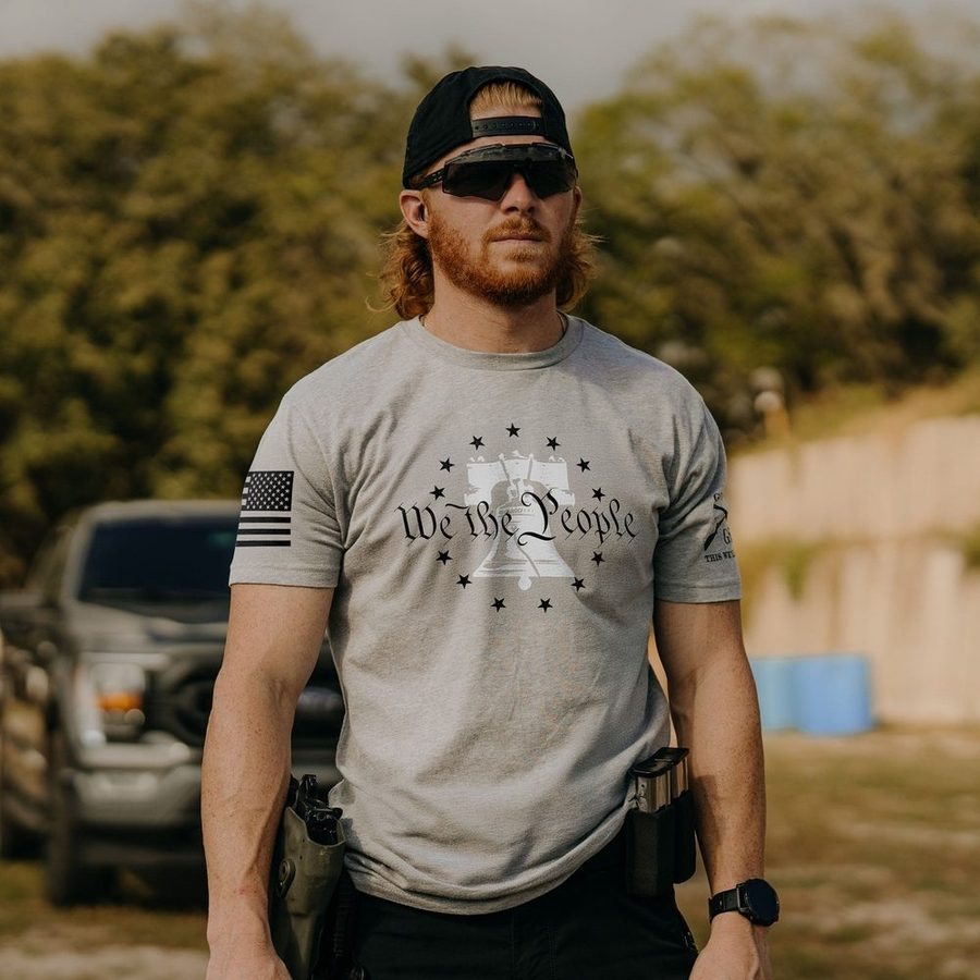 Grunt Style We The People T-Shirt - Dark Heather Gray