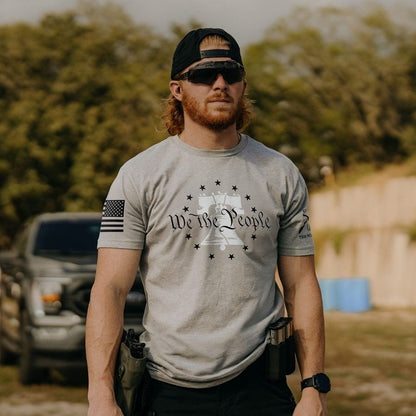 Grunt Style We The People T-Shirt - Dark Heather Gray