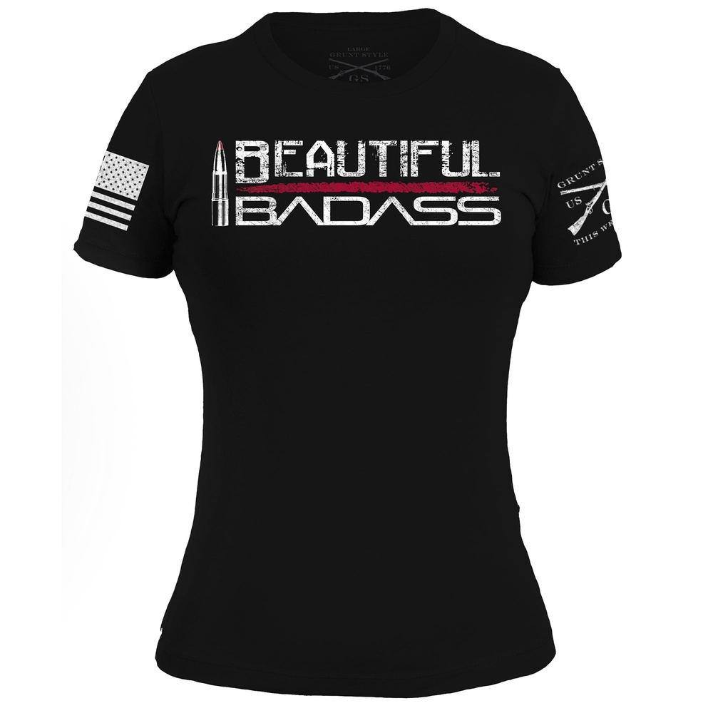 Grunt Style Patriotic Tops for Women | Beautiful Badass Tee