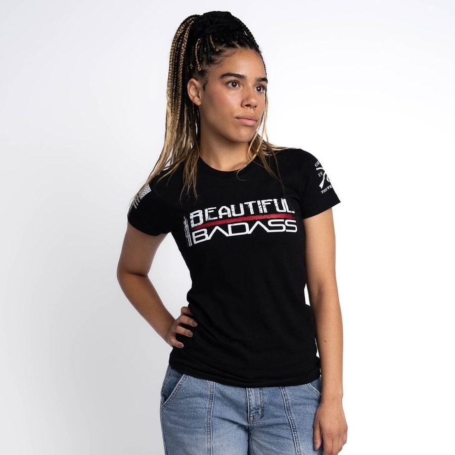 Grunt Style Patriotic Tops for Women | Beautiful Badass Tee