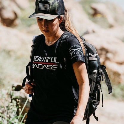 Grunt Style Patriotic Tops for Women | Beautiful Badass Tee
