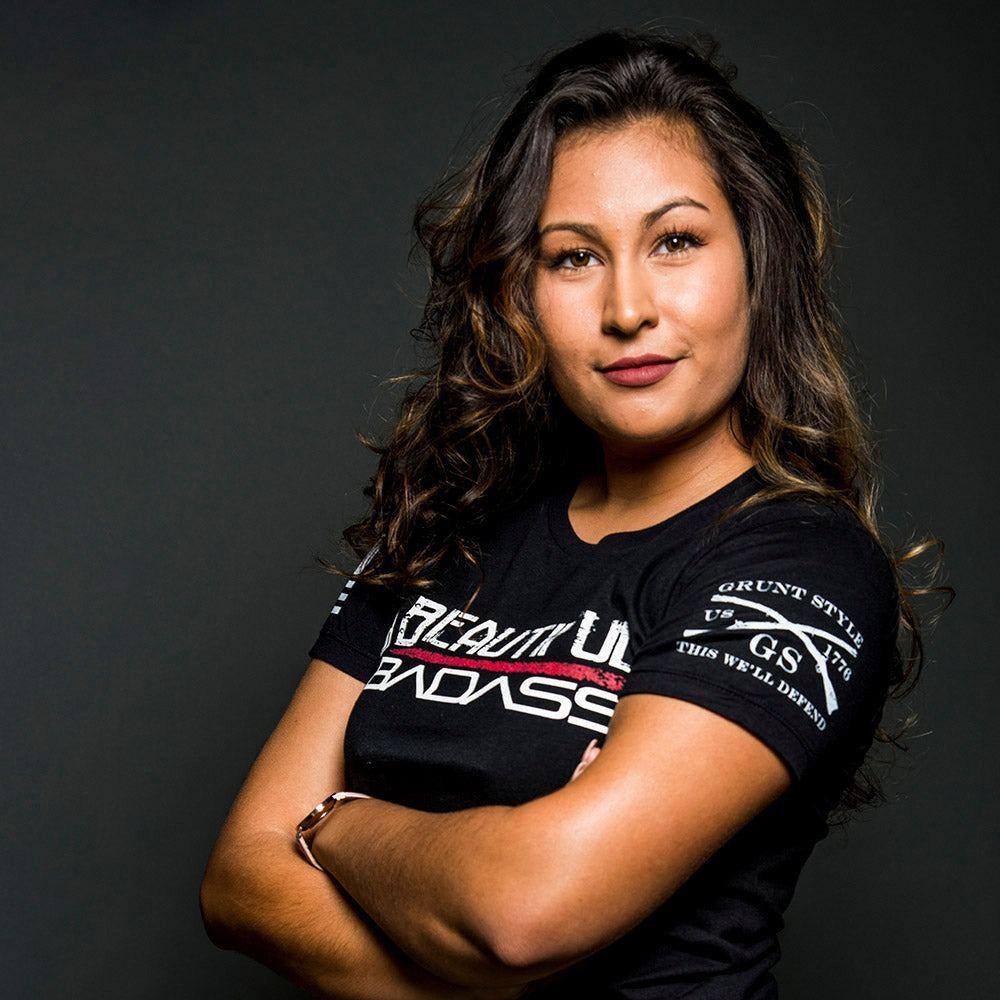 Grunt Style Patriotic Tops for Women | Beautiful Badass Tee
