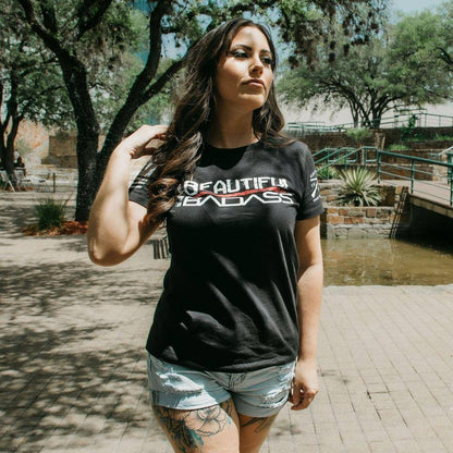 Grunt Style Patriotic Tops for Women | Beautiful Badass Tee