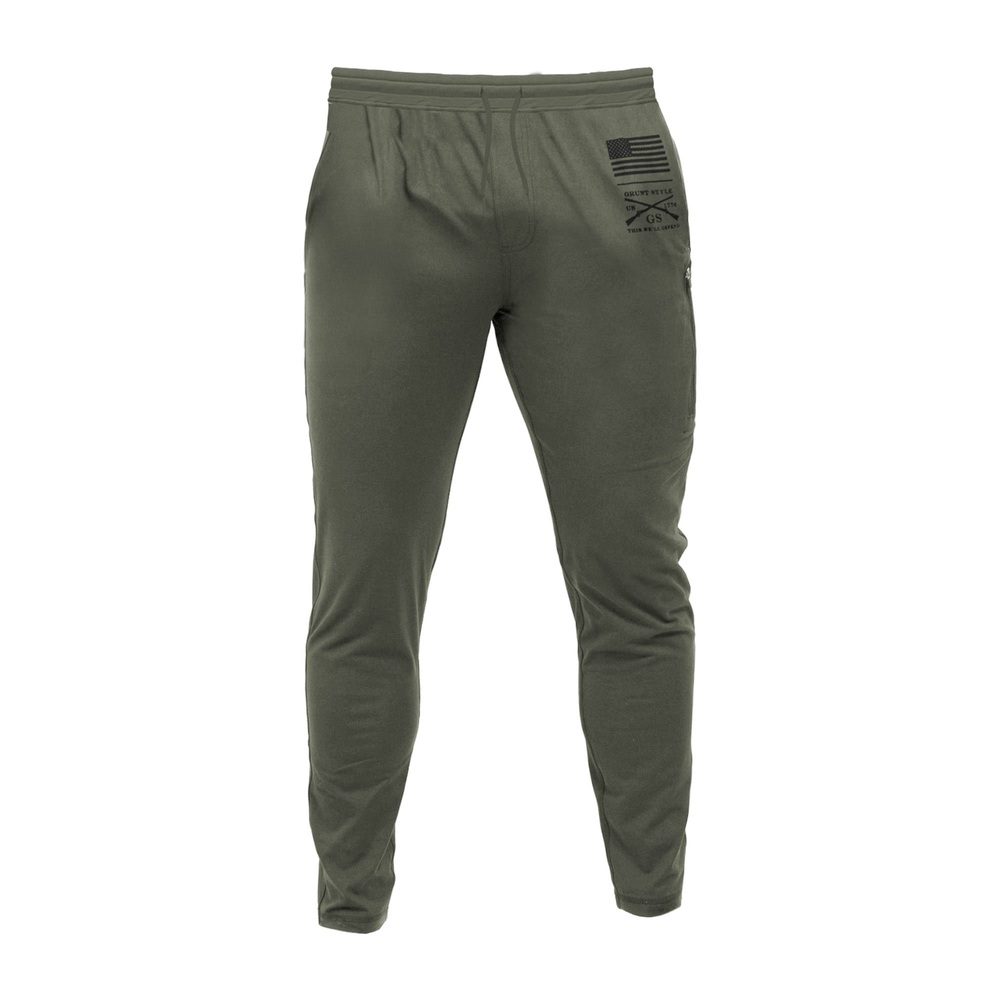 Grunt Style Men's All-Day Jogger - Heather Military Green