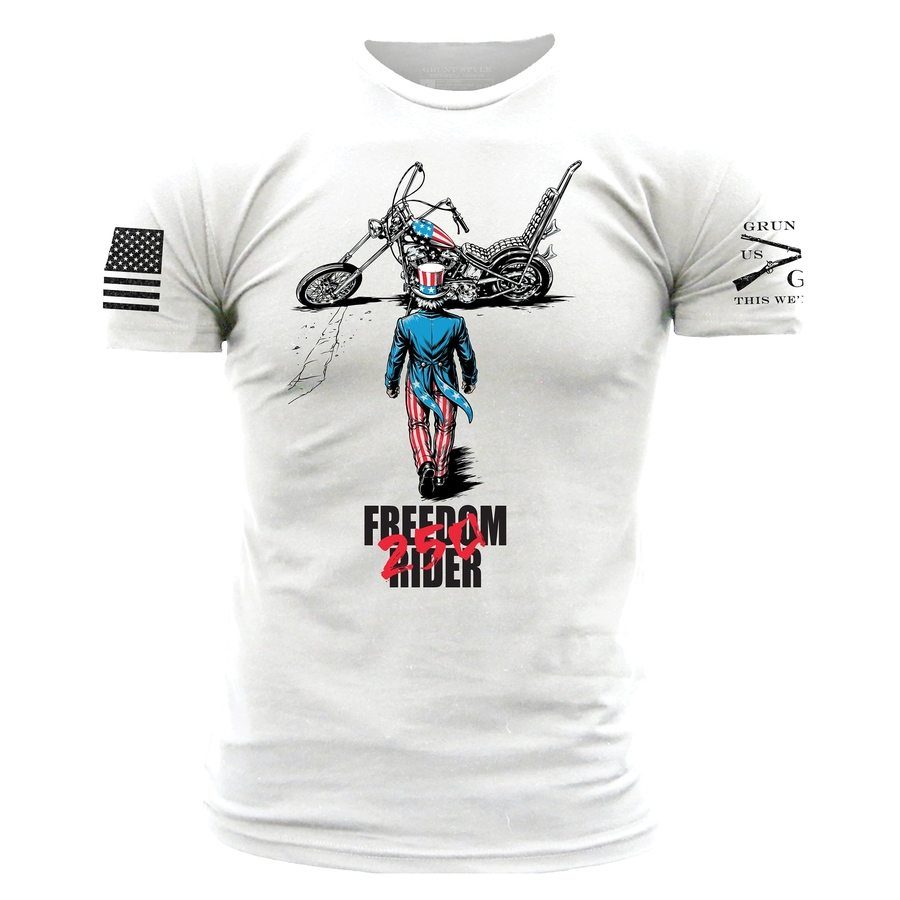 Grunt Style 250 Freedom Rider T-Shirt - White