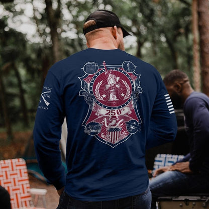 Grunt Style 250th Commemorative Long Sleeve - Navy